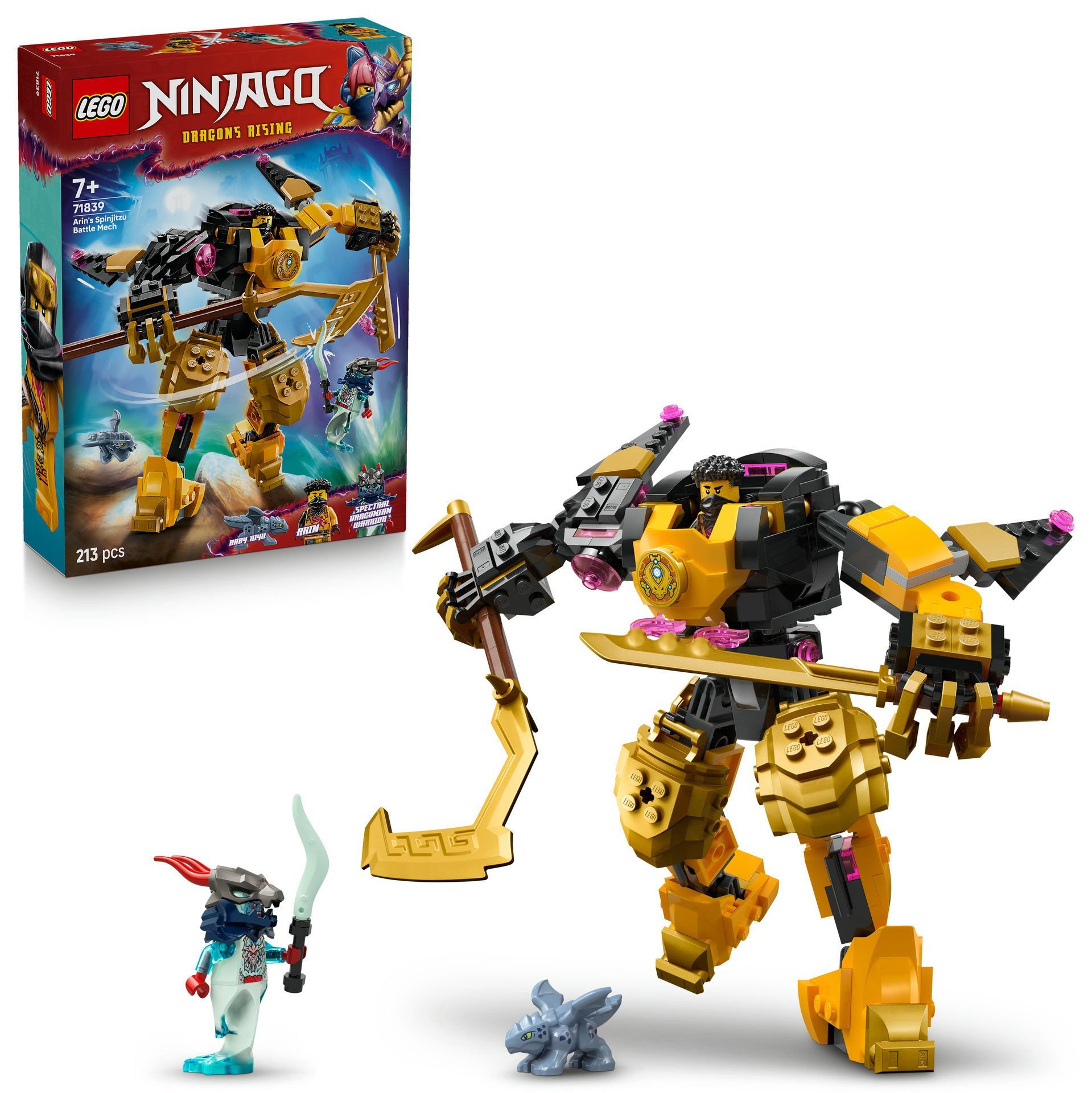 LEGO® NINJAGO® Arin’in Spinjitzu Savaş Robotu Oyuncak Seti 71839
