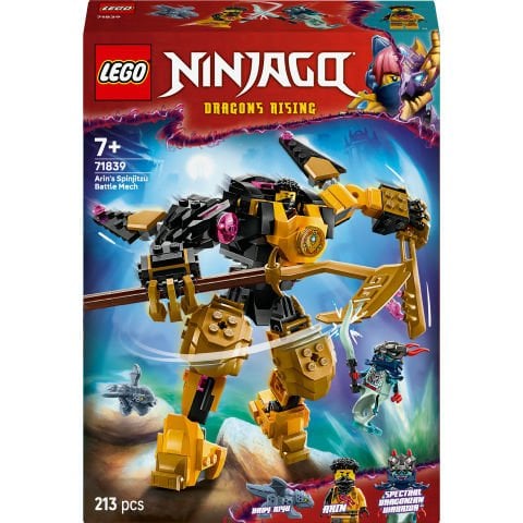 LEGO® NINJAGO® Arin’in Spinjitzu Savaş Robotu Oyuncak Seti 71839