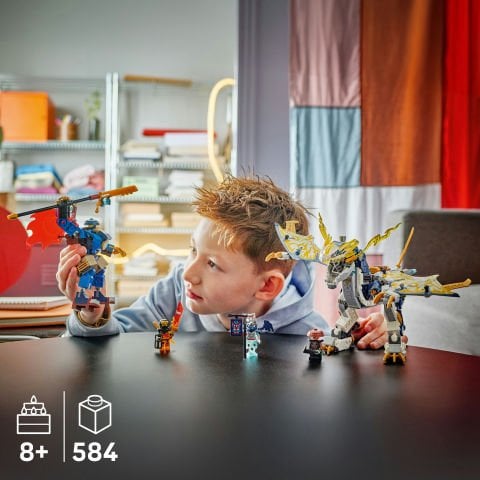 LEGO® NINJAGO® Rogue'un Robot Ejderha Binicisi Ninja Oyuncağı 71843