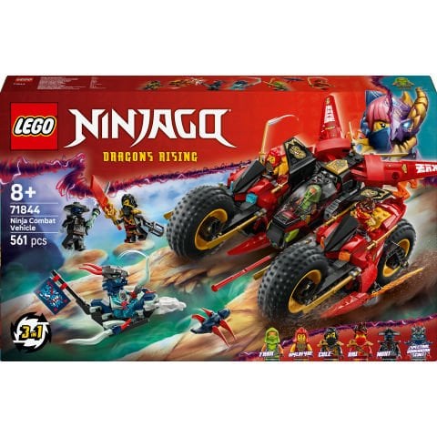 LEGO® NINJAGO® Ninja Savaş Aracı 3'ü 1 Arada Oyuncak Yapım Seti 71844
