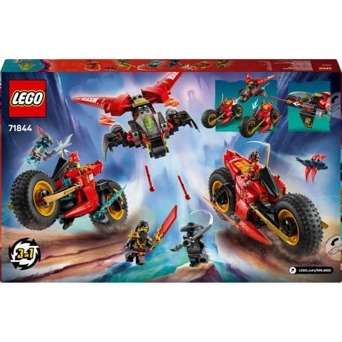 LEGO® NINJAGO® Ninja Savaş Aracı 3'ü 1 Arada Oyuncak Yapım Seti 71844