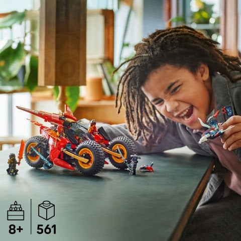 LEGO® NINJAGO® Ninja Savaş Aracı 3'ü 1 Arada Oyuncak Yapım Seti 71844