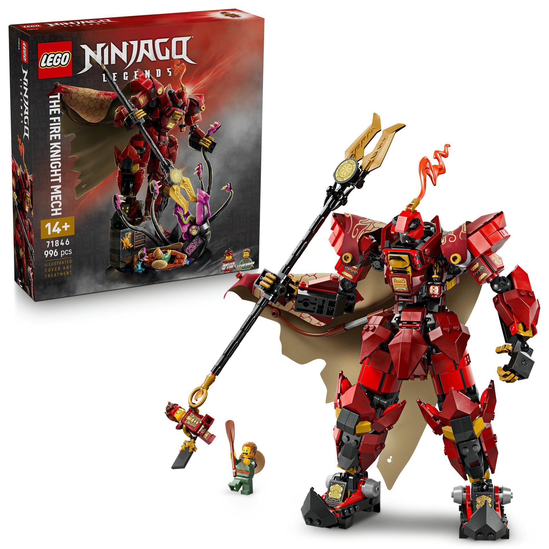 LEGO® NINJAGO® Ateş Şövalyesi Robot Yapım Seti 71846