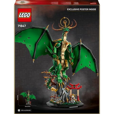LEGO® NINJAGO® Muhafız Ejderha Sergileme Yapım Seti 71847