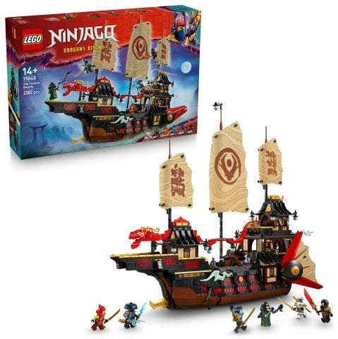 LEGO® NINJAGO® Tapınak Ödülü Oyuncak Gemi Yapım Seti 71848