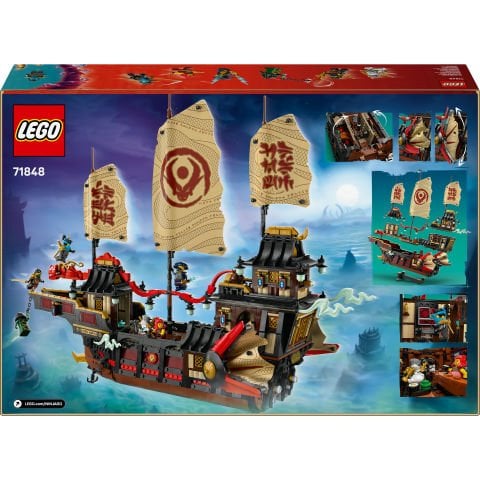 LEGO® NINJAGO® Tapınak Ödülü Oyuncak Gemi Yapım Seti 71848