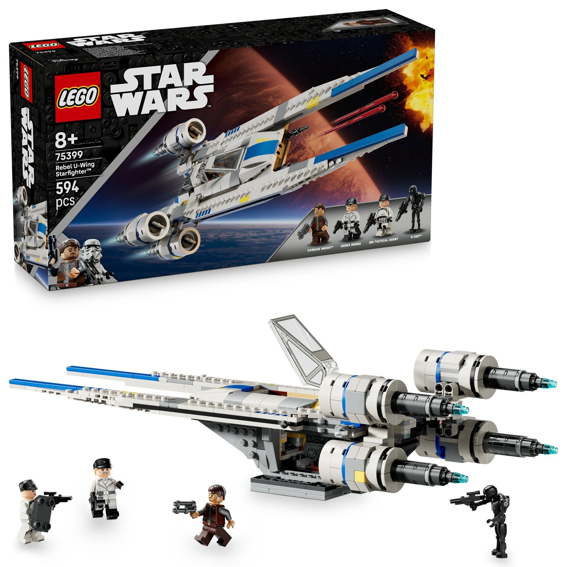 LEGO® Star Wars: Andor™ Asi U-Wing Starfighter™ İnşa Edilebilen Araç Modeli 75399