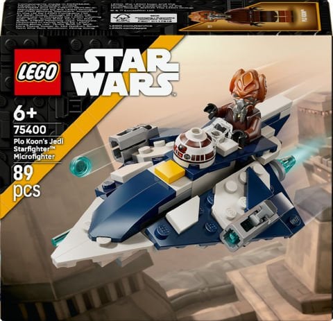 LEGO® Star Wars™ Plo Koon'un Jedi Starfighter™ Mikro Savaşçısı Oyuncak Yapım Seti 75400