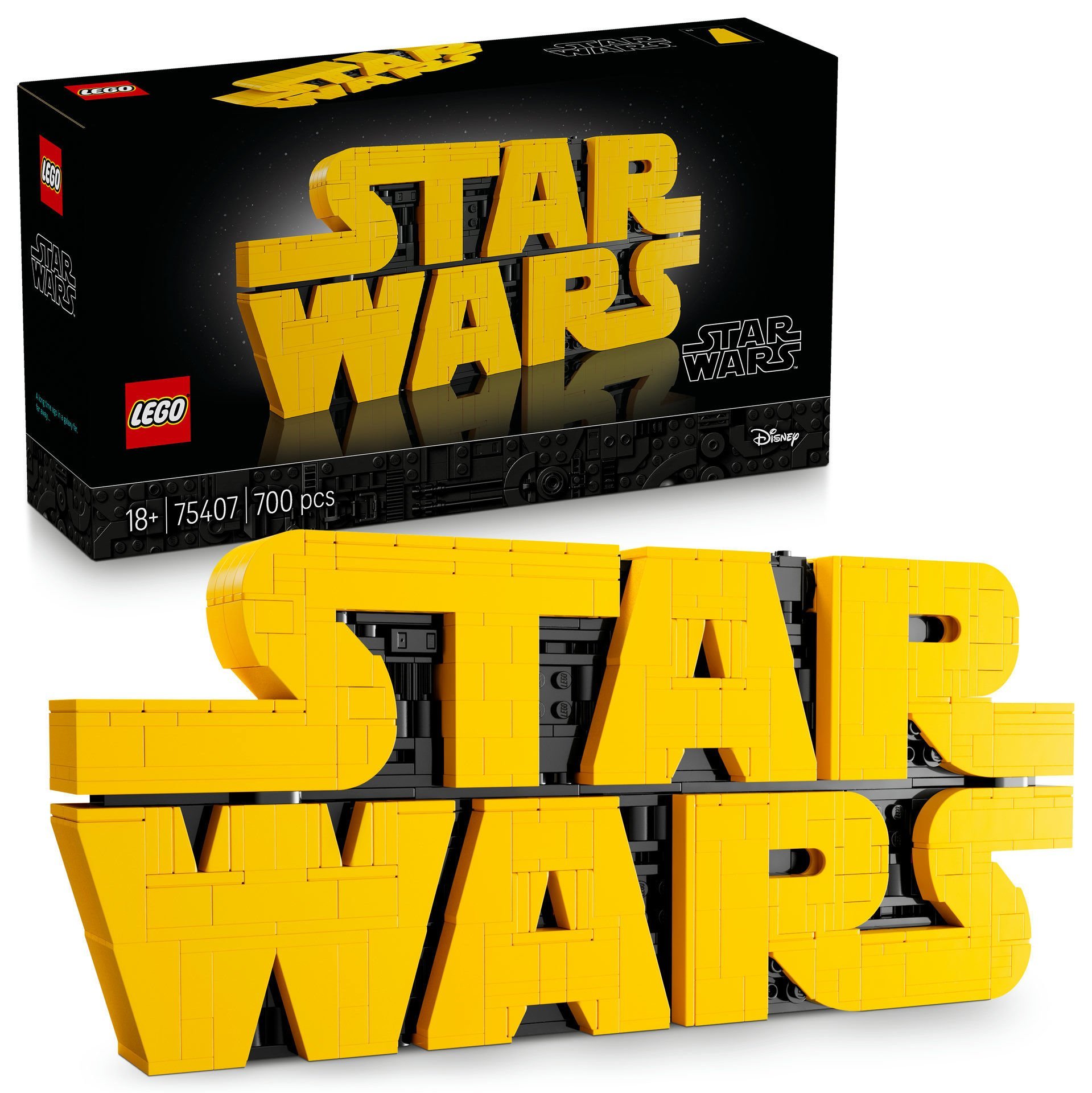 LEGO® Star Wars™ Parçalarla Yapılan Star Wars Logosu Levhası 75407