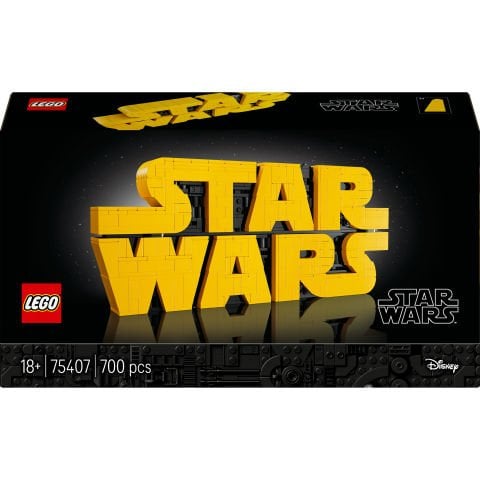 LEGO® Star Wars™ Parçalarla Yapılan Star Wars Logosu Levhası 75407