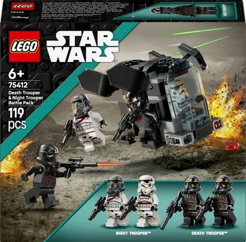 LEGO® Star Wars™ Death Trooper ve Night Trooper Savaş Paketi Oyuncak Yapım Seti 75412
