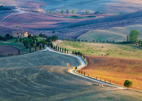 1000 Parça Puzzle Tuscan Çiftlik Evi,Pienza, Siena