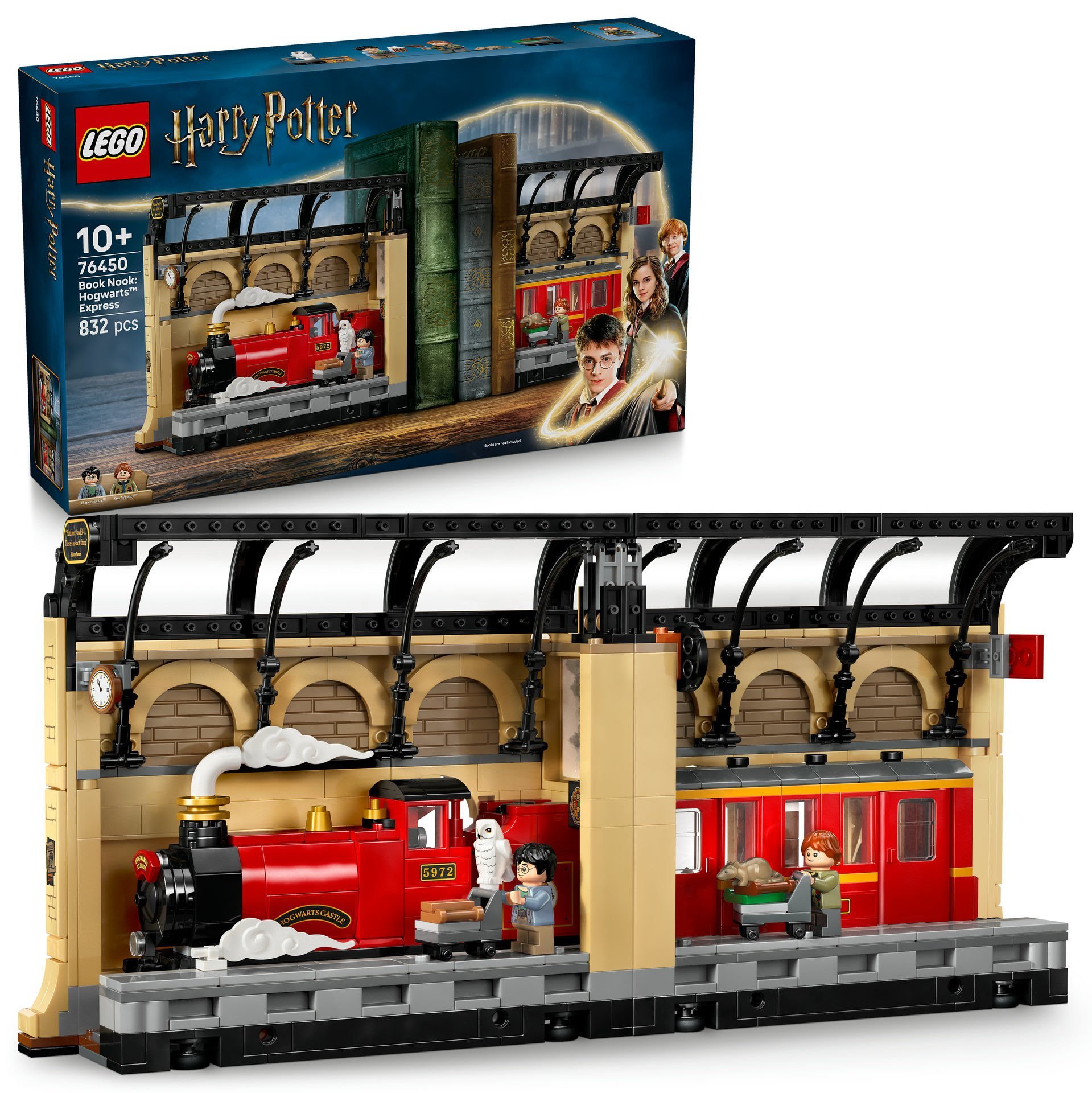 LEGO® Harry Potter™ Kitaplık Dekoru: Hogwarts™ Ekspresi, Sihirli Oyuncak 76450