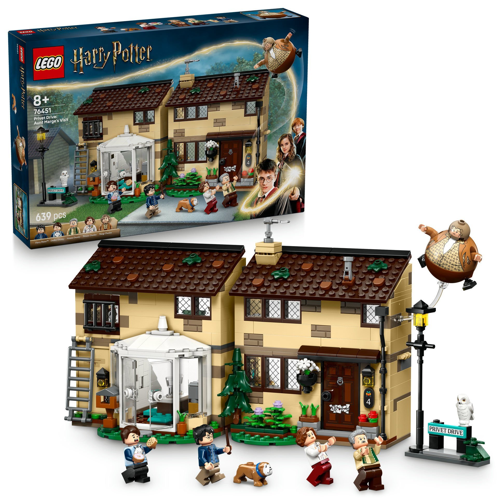 LEGO® Harry Potter™ Privet Drive: Marge Hala’nın Ziyareti, İnşa Edilebilen Ev 76451