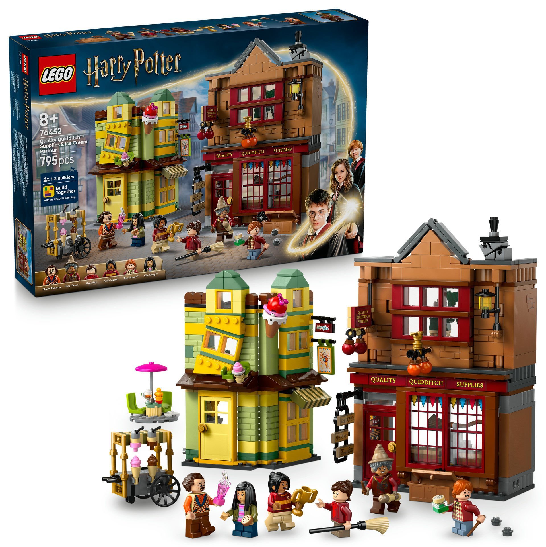 LEGO® Harry Potter™ Kaliteli Quidditch™ Malzemeleri ve Dondurma Salonu Seti 76452