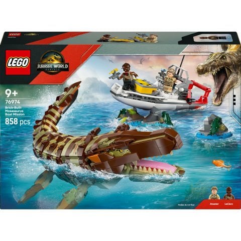 LEGO® Jurassic World Mosasaurus Tekne Görevi Oyuncak Dinozor Seti 76974