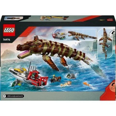LEGO® Jurassic World Mosasaurus Tekne Görevi Oyuncak Dinozor Seti 76974