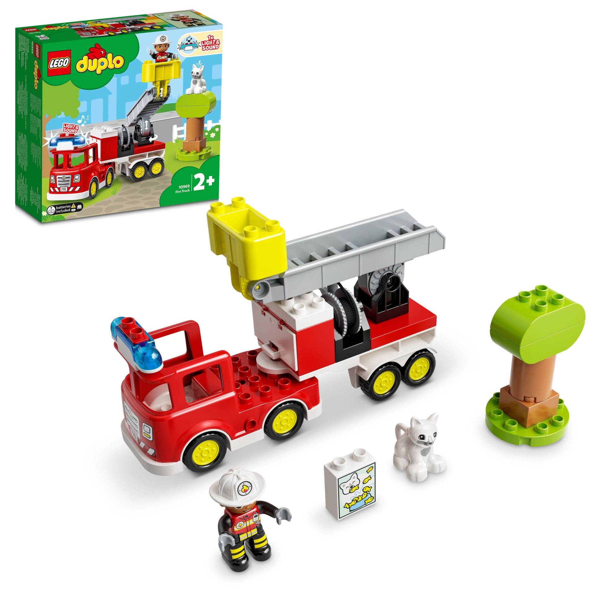 LEGO® DUPLO® Kurtarma İtfaiye Kamyonu 10969 Yapım Oyuncağı (21 Parça)