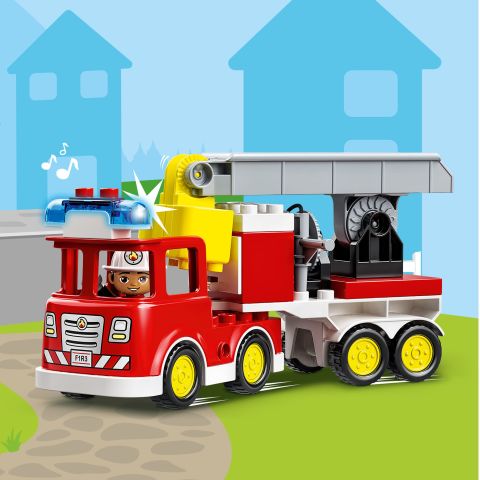LEGO® DUPLO® Kurtarma İtfaiye Kamyonu 10969 Yapım Oyuncağı (21 Parça)