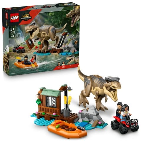 LEGO® Jurassic World T. rex Nehir Kaçışı Dinozor Figürü Yapım Seti 76975