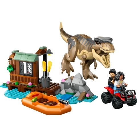 LEGO® Jurassic World T. rex Nehir Kaçışı Dinozor Figürü Yapım Seti 76975