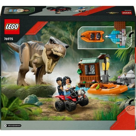 LEGO® Jurassic World T. rex Nehir Kaçışı Dinozor Figürü Yapım Seti 76975
