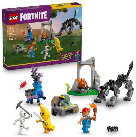 LEGO® Fortnite® Muzaffer ve Tamirci Çırağı'nın Kampı Video Oyunu Yapım Seti 77075