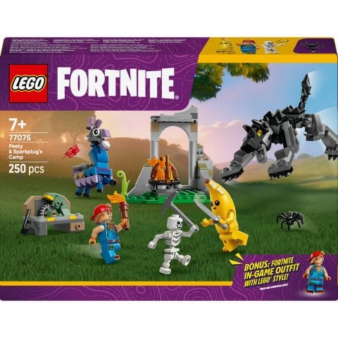 LEGO® Fortnite® Muzaffer ve Tamirci Çırağı'nın Kampı Video Oyunu Yapım Seti 77075
