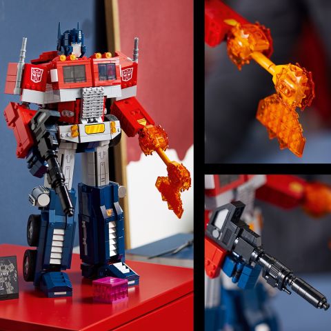 LEGO® Optimus Prime 10302 - Yetişkinler için bir Transformers Efsanesi’nin Koleksiyonluk Model Yapım Seti (1508 Parça)