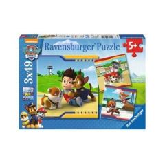 Ravensburger 3x49 Parçalı Puzzle PawPetrol Kahramanlar-093694