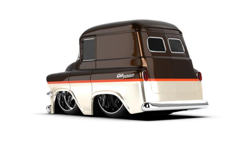 CarTuned S2 1957 GMC Panel Van - Kahverengi Custom Araba