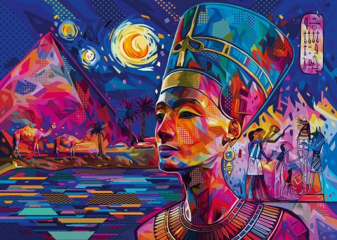 1000p Puzzle Nefertiti