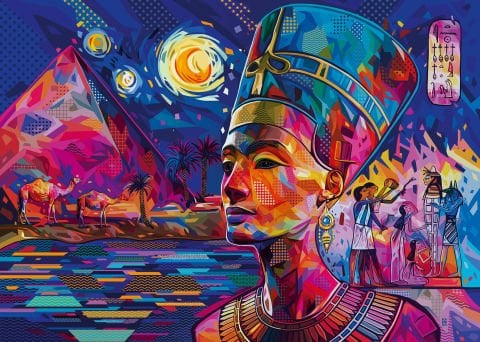 1000p Puzzle Nefertiti