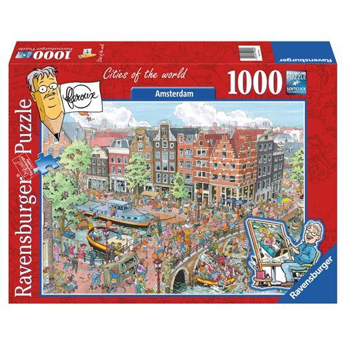 Ravensburger 1000 Parçalı Puzzle Amsterdam Karikatür-191925
