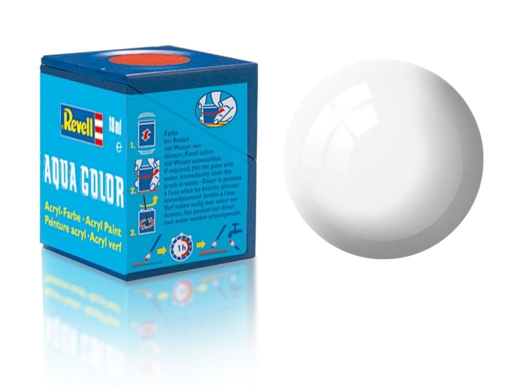 Revell Aqua Color Parlak Beyaz 18ml.-36104