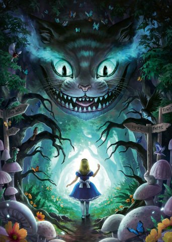 1000p Puzzle Alice Harikalar Diyarında