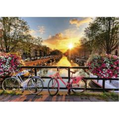 Ravensburger 1000 Parçalı Puzzle Amsterdamda Bisiklet