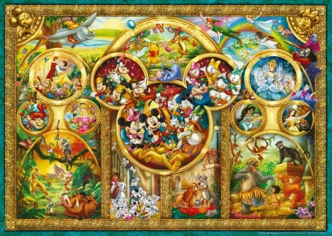 1000p Puzzle En Güzel Disney Teması