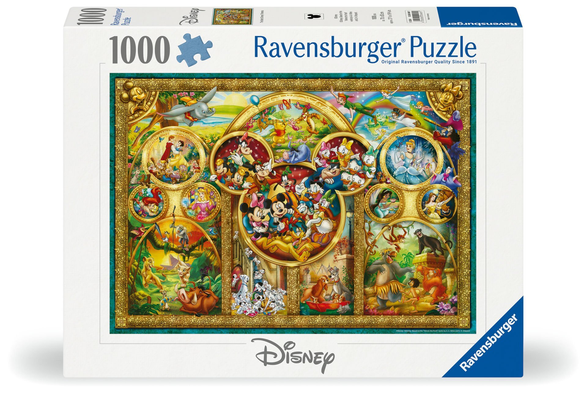 1000p Puzzle En Güzel Disney Teması