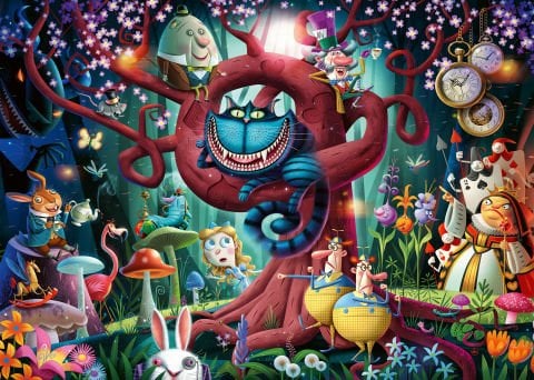 1000p Puzzle Alice Harikalar Diyarında