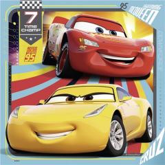 Ravensburger 3x49 Parçalı Puzzle WD Cars3-080151