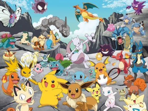 1500p Puzzle Pokemon Klasik