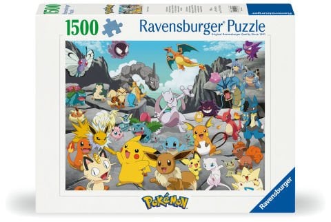 1500p Puzzle Pokemon Klasik