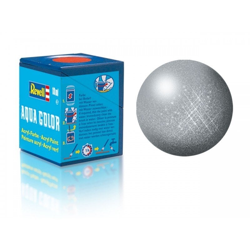 Revell Aqua Color Metalik Çelik 18ml-36191