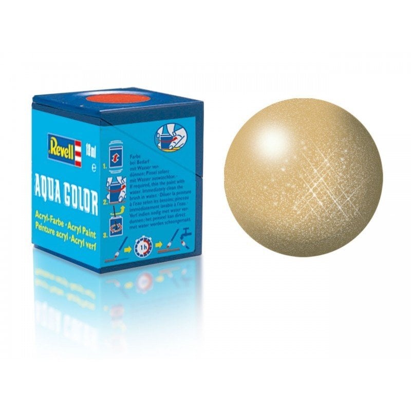 Revell Aqua Color Metalik Altın 18ml-36194