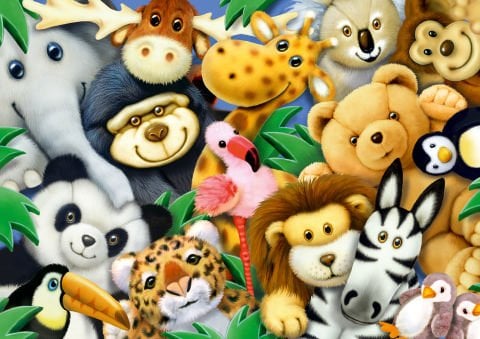 35p Puzzle Peluşlar