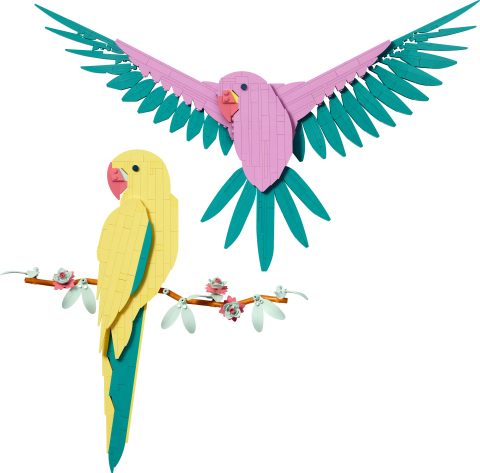 LEGO® Art Fauna Koleksiyonu – Macaw Papağanları 31211
