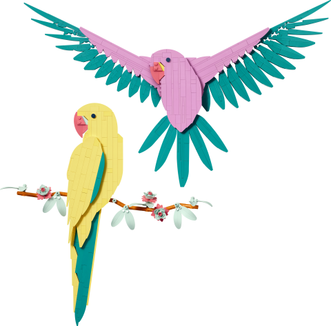 LEGO® Art Fauna Koleksiyonu – Macaw Papağanları 31211