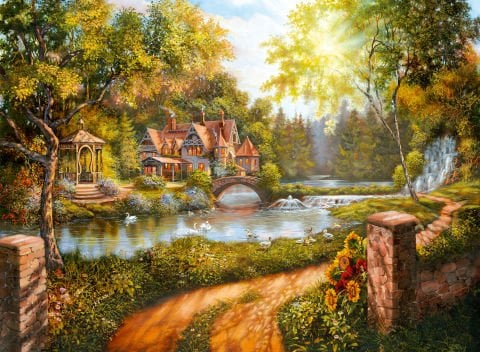 500p Puzzle Su Kenarı