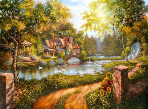 500p Puzzle Su Kenarı